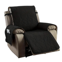Carica l&#39;immagine nel visualizzatore di Gallery, Fodera impermeabile per poltrona reclinabile -Nero - Ozerty

