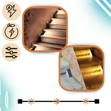 Carica l&#39;immagine nel visualizzatore di Gallery, Luci solari impermeabili per gradini - Ozerty
