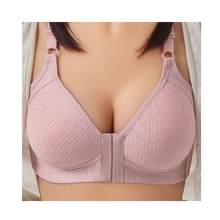 Carica l&#39;immagine nel visualizzatore di Gallery, Reggiseno push up senza fili per taglie forti -Cotone piqué Pasta di fagioli - Ozerty
