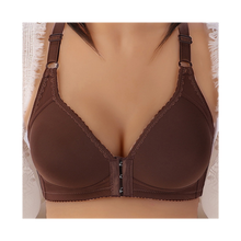 Carica l&#39;immagine nel visualizzatore di Gallery, Reggiseno push up senza fili per taglie forti -Caffè Tocco Delicato - Ozerty
