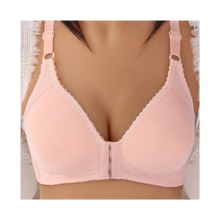 Carica l&#39;immagine nel visualizzatore di Gallery, Reggiseno push up senza fili per taglie forti -Rosa chiaro Tocco Delicato - Ozerty
